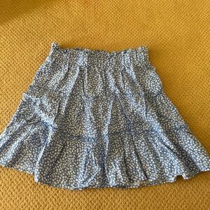 Wild Fable Blue Flower Skirt (NWOT)